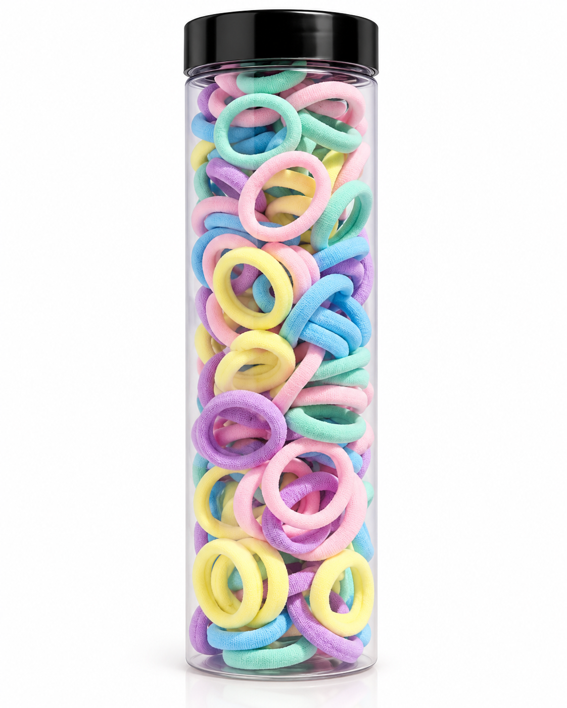 100 pcs Multicolor Hair Bands